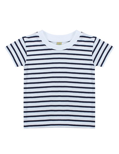 L-LW027-Short Sleeved Stripe T Shirt